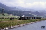 ÖBB 298.25 auf der Pinzgauer Lokalbahn bei Dorf-Paßthurn. (28.08.1984) <i>Foto: Joachim Bügel</i>