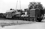 20achsiger Transformatorwagen in Diensten für das Bayernwerk. (1957) <i>Foto: Georg Steidl</i>