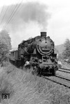 58 2097 mit einem Güterzug nach Aue bei Wilkau-Haßlau. (02.07.1970) <i>Foto: Johannes Glöckner</i>