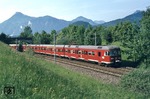 Ein 427 unterwegs auf der Strecke Rosenheim - Kufstein bei Oberaudorf. (07.1971) <i>Foto: Dieter Junker</i>