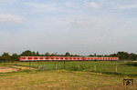 420 418 + 420 919 als S 31507 (Langenfeld - Düsseldorf Hbf) unterwegs bei Langenfeld-Berghausen. (05.09.2014) <i>Foto: Joachim Bügel</i>
