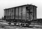 Der G-Wagen der preußischen "Rheinischen Eisenbahngesellschaft" "REG 3453" für "40 Mann oder 6 Pferde". (1877) <i>Foto: RVM-Archiv</i>
