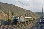 Abschied von 119 001 auf der Mosel mit Sonderzug N 22181 nach Koblenz in Winningen. (23.04.1977) <i>Foto: Wolfgang Bügel</i>