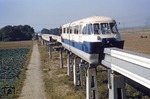 Genaue Angaben zu dem Bild fehlen zwar, möglicherweise handelt es sich um ein modifiziertes Fahrzeug auf der Alwegbahn in Köln-Fühlingen, die am gleichen Tag von den britischen Eisenbahnfreunden der "Railway Correspondence and Travel Society" (RCTS) besucht wurde. (08.09.1959) <i>Foto: Will A. Reed</i>