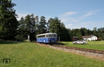 ÖBB 5081 001 als Sonderzug Richtung Timelkam an der Ausweiche Mitterschlag. (10.08.2014) <i>Foto: Stefan Jurasovits   </i>