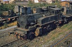 Hinter WLE 0072 verbirgt sich die 1905 bei Schichau in Elbing gebaute pr. T 9.3 "Breslau 7318", spätere 91 712. Sie kam 1935 zur WLE und wurde 1959 abgestellt. (09.1960) <i>Foto: Will A. Reed</i>