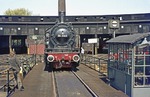 Fast historisch real mutet diese Szene der (kalten) 55 3345 im Bw Gelsenkirchen-Bismarck an. (23.05.1977) <i>Foto: Wolfgang Bügel</i>