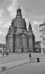Im Jahre 1944 besuchte Walter Hollnagel das noch unzerstörte Dresden und fotografierte auch die berühmte Frauenkirche am Neumarkt. (1944) <i>Foto: Walter Hollnagel</i>