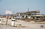 Der neue Braunschweiger Hauptbahnhof im Rohbau. (1959) <i>Foto: Wächter</i>