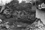 Die völlig zerstörte 17 231 nach einem alliierten Bombenangriff auf die Bahnanlagen von Osnabrück. (14.09.1944) <i>Foto: RBD Münster</i>