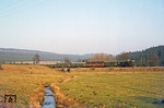 WLE DE 0901 passiert die Möhne östlich von Rüthen. (15.01.1978) <i>Foto: Wolfgang Bügel</i>