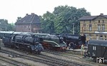 Noch ein Blick auf 03 2235, 18 201 und 01 2137 im Bahnhof Belzig. (09.06.1979) <i>Foto: Joachim Bügel</i>
