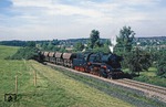 58 3049 mit einem Ganzzug bei Rödlitz-Hohndorf auf dem Streckenabschnitt Lichtenstein/Sa. - Oelsnitz/Erzgeb. (17.09.1979) <i>Foto: Wolfgang Bügel</i>