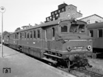ETA 179 007 als Schlussläufer an einem Personenzug in Volkmarsen. (09.1958) <i>Foto: Reinhard Todt</i>