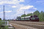 Nachschuss auf Pendelzug Dsts 80432 mit 169 002 gegenüber dem Nymphenburgpark, wo die Strecken aus Regensburg und Ingolstadt zusammentreffen. (25.05.1979) <i>Foto: Wolfgang Bügel</i>