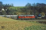 216 016 mit Gag 58109 im Angertal zwischen Flandersbach und Rohdenhaus. (17.11.1979) <i>Foto: Wolfgang Bügel</i>