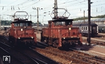 Die beiden Stuttgarter Rangierloks 163 002 und 163 008. (22.05.1973) <i>Foto: Prof. Dr. Willi Hager</i>