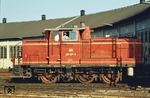 261 187 wurde als V 60 1187 am 23.03.1963 an die DB abgeliefert. Hier werden neue Lokführer in die Göttinger Lok eingewiesen. (02.1973) <i>Foto: Prof. Dr. Willi Hager</i>
