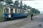 Tw 601 (Rastatt/SSW 1931) auf der meterspurigen Kleinbahn Pforzheim - Ittersbach. (27.05.1967) <i>Foto: Dieter Junker</i>
