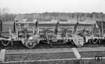 Schüttgutwagen 49113 (Bauart: Fsv) der Nederlandse Spoorwegen (NS), aufgenommen in Hoek van Holland. (11.1964) <i>Foto: Reinhard Todt</i>