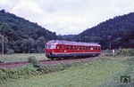 517 001 als N 5669 auf dem Weg nach Wiesbaden zwischen Breithardt und Adolfseck. (23.08.1980) <i>Foto: Wolfgang Bügel</i>