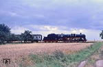 50 685 (WLF Floridsdorf, Baujahr 1940) mit einem Sonderzug nach Königstein/Taunus bei Kelkheim. (23.08.1980) <i>Foto: Wolfgang Bügel</i>