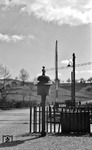 Läutewerk an einem Bahnübergang am Haltepunkt Michelbach/Bilz. (1954) <i>Foto: Heinz Hangarter</i>