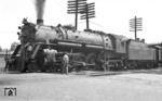 Nickel Plate Steam Engine No. 177 der New York, Chicago u. St. Louis Railway im Bahnhof Fostoria/Ohio. (25.07.1934) <i>Foto: Slg. Eisenbahnstiftung</i>