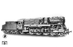 H 02 1001 war eine Hochdruck-Dampflokomotive die 1929 nach dem System von Stephan Löffler von der Berliner Maschinenbau-Actien-Gesellschaft (BMAG) gebaut wurde. Die Lokomotive wurde nach unbefriedigend verlaufenden Versuchen 1934 durch die Deutsche Reichsbahn an den Hersteller zurückgegeben und 1945 verschrottet. (1929) <i>Foto: Werkfoto, Slg. J. Glöckner</i>