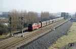 Einfahrt des Gdg 75096 mit 216 030 nach Gelsenkirchen Hugo. (27.02.1981) <i>Foto: Wolfgang Bügel</i>