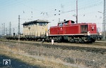 290 088 rangiert im Bahnhof Bochum-Riemke. (27.02.1981) <i>Foto: Wolfgang Bügel</i>