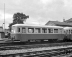Beiwagen VB 21 (Talbot 1954) der Meppen-Haselünner Eisenbahn in Meppen. (09.1966) <i>Foto: Reinhard Todt</i>