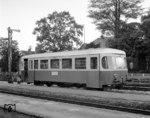 Triebwagen T 12 der Meppen-Haselünner Eisenbahn im Bahnhof Meppen. (09.1966) <i>Foto: Reinhard Todt</i>