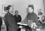 Verleihung von Ehrenurkunden für die Einsparung von Kohle im Bw Dresden-Friedrichstadt. (1969) <i>Foto: Historische Sammlung der Deutschen Bahn AG</i>