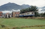 Ein Zug auf der Società subalpina di imprese ferroviarie (SSIF) bei Masera. (29.09.1992) <i>Foto: Ulrich Neumann</i>