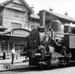 Sie gehörten jahrzehntelang zusammen: Fast 90 Jahre prägte die ÖBB-Reihe 97 das Bild auf der Erzbergbahn. Die insgesamt 18 in Dienst gestellten Lokomotiven gehörten damit zu den ältesten und stückstärksten Zahnradbahn-Dampflokomotiven. (14.08.1972) <i>Foto: Johannes Glöckner</i>