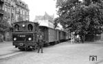 Am 15. Mai 1917 lieferte die Fa. Arnold Jung die Lok an die Ostdeutsche Eisenbahn-Gesellschaft in Königsberg mit der Betriebsnummer OEG 23. Für den Einsatz auf der Pillkaller Kleinbahnen erhielt sie die Nummer PKB 23. Pillkallen wurde 1938 in Schloßberg umbenannt, sodass auch die Lok in Schloßberger Kleinbahnen Nr. 23 umgezeichnet wurde. Nach Ende des Zweiten Weltkrieges befand sich die Maschine bei der Spreewaldbahn, wo sie die Nummer 09-27 erhielt. Nach der Verstaatlichung der Spreewaldbahn durch die Deutsche Reichsbahn erhielt sie die Nummer 99 5631, welche noch 1952 in 99 5633 geändert wurde. Mit dem absehbaren Ende der Spreewaldbahn am 03.01.1970 wurde sie 1969 abgestellt. Als einzige Lok der Spreewaldbahn überlebte sie nur durch den Umstand, dass sie 1971 nach Aufarbeitung durch das Bw Wernigerode-Westerntor dem westdeutschen DEV in Bruchhausen-Vilsen verkauft wurde. Dort ist sie heute noch als Lok "SPREEWALD" betriebsfähig zu erleben. (1968) <i>Foto: Robin Fell</i>