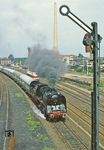 50 849 war am "Tag des Eisenbahners" mit einem Sonderzug in Radeberg unterwegs. (20.06.1981) <i>Foto: Wolfgang Bügel</i>