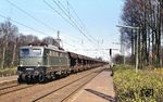140 609 durchfährt mit einem Gdg den Bahnhof Brock-Ostbevern auf dem Weg nach Münster. (07.04.1978) <i>Foto: Peter Schiffer</i>