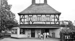 Das Empfangsgebäude von Nordhausen Altentor an der Harzquerbahn. (08.1989) <i>Foto: Erich Preuß</i>
