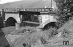 Siegbrücke in Niederschelden. (1948) <i>Foto: Fischer</i>