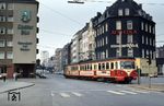 KBE ET 55 (Westwaggon 1954) als Straßenbahn auf der Luxemburger Straße in Köln. (02.06.1979) <i>Foto: Peter Schiffer</i>
