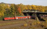 Was bleibt ist die Regionalexpress-Linie 4 zwischen Dortmund und Aachen, die weiterhin von DB-Regio bedient werden wird. Hier ist 111 115 mit RE 10414 nach Aachen bei Wuppertal-Vohwinkel unterwegs. (26.10.2015) <i>Foto: Wolfgang Bügel</i>