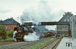 41 1062 verlässt mit dem mittäglichen Dg 55704 den Bahnhof Haldensleben. (17.06.1982) <i>Foto: Wolfgang Bügel</i>