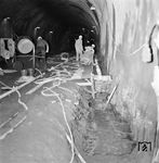 Sanierungsarbeiten im Hessentaler Tunnel. (31.07.1967) <i>Foto: Wolf Schneider</i>