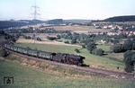 023 071 vor N 3654 bei Wustweiler auf der Strecke Lebach - Neunkirchen. (12.09.1973) <i>Foto: Wolfgang Bügel</i>