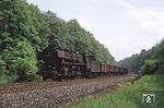 044 212 (ex 44 1211) mit einem Güterzug abseits des Moseltals bei (Wittlich-)Wengerohr. (22.06.1971) <i>Foto: Robin Fell</i>