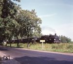 PKP Px48-1906 mit P 19460 bei Goladkowo auf der 750 mm Kleinbahn Nasielsk Wask. - Winnica - Pultusk.  (06.08.1973) <i>Foto: Johannes Glöckner</i>