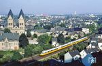 403 005/006 als LH 1007 in Andernach auf dem Weg nach Frankfurt. (09.07.1982) <i>Foto: Wolfgang Bügel</i>