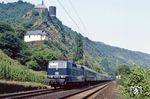 181 209 bei Burgen an der Mosel mit D 2056 auf dem Weg nach Luxembourg. (11.07.1982) <i>Foto: Joachim Bügel</i>